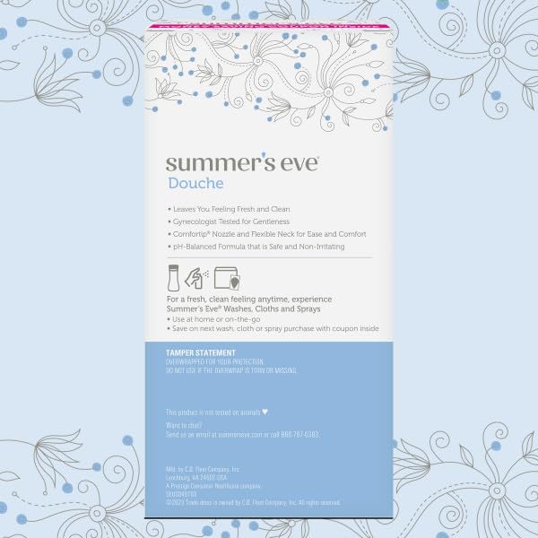 Summer's Eve Extra Cleansing Vinegar &amp Water Douche 2 Each (Pack of 5)