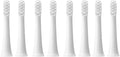 8PCS Compatible for T100 Replacement Brush Heads Sonic Electric Toothbrush Vacuum Soft Bristle Suitable Nozzles(8White)