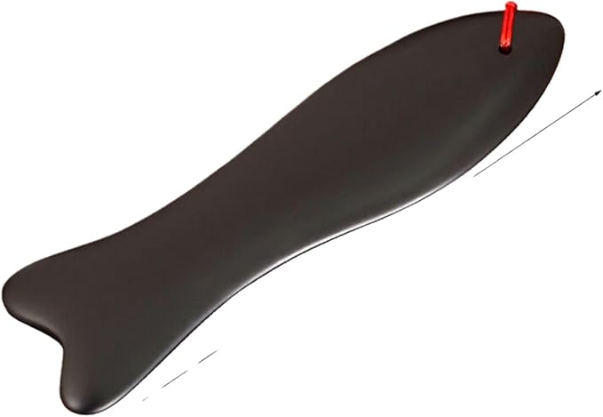 正宗砭石脸部刮痧板 Gua Sha Facial Tools for Face &amp Body女面部眼部鱼形状按摩小鱼板刮痧工具 HomeOffice Body Electric Massagers