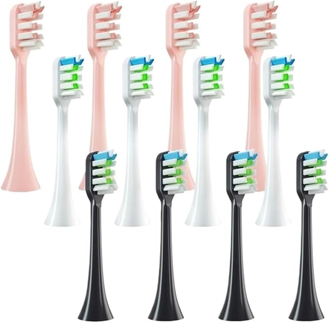 Replacement Brush Heads for X3 X5 V1 X3U 5-10pcs Bristle Electric Toothbrush Sealed Packed(5black 5pink)