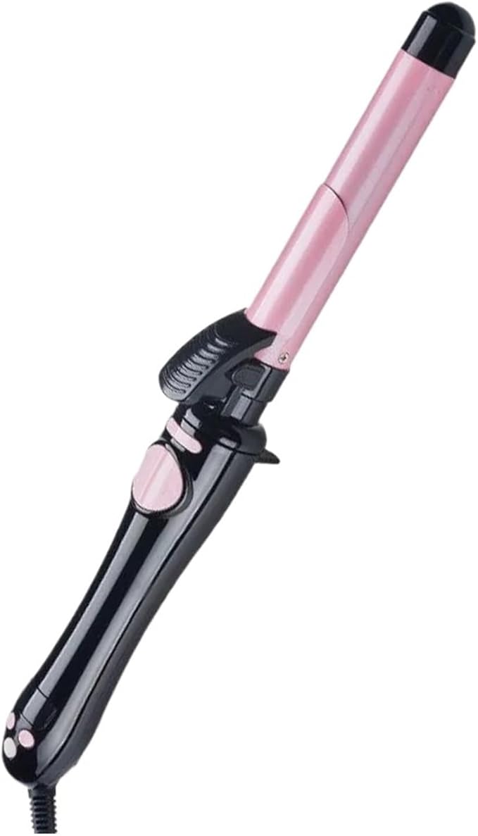 Ceramic Curling Iron 25mm - Professional Hair Salon Hot Perm Tool for Large Waves Fast Heating for Wet &amp Dry Hair Styling(1)