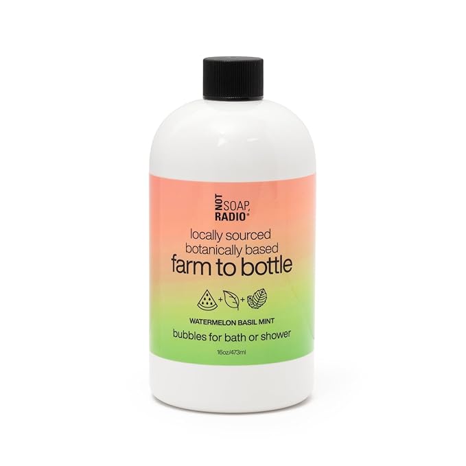 Not Soap Radio watermelon basil mint | bath/shower gel | farm to bottle