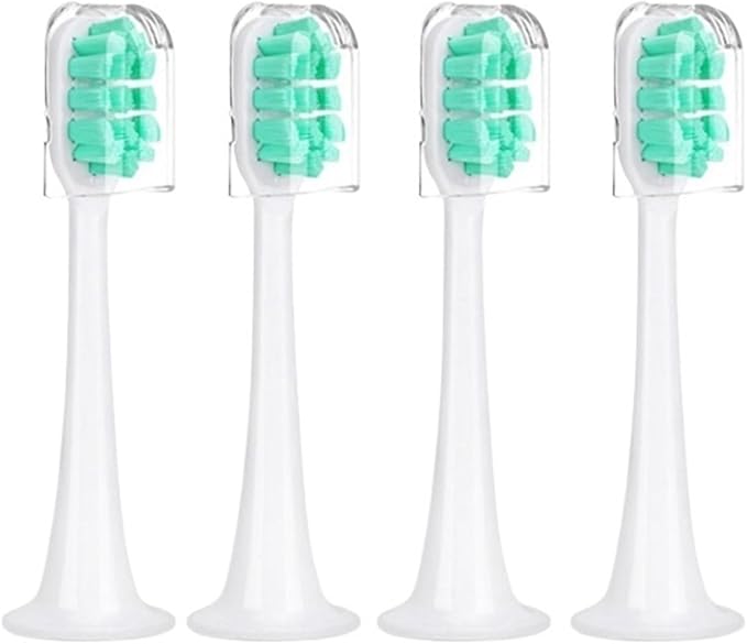 4pcs Replacement Brush Heads Compatibility for Xiaomi Mijia T300 T301 T500 Sonic Electric Toothbrush Head(1)
