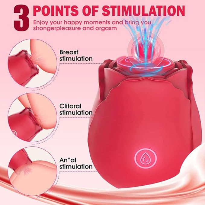 2026 Newly Portable Vibrating Massager -Clitioral Sucker Relaxes Muscles Viboators Toy 10 Modes Couples - for Body and Back Foot Silent Personal for Sports Massage Adult Tools Relaxation XJH-Red04