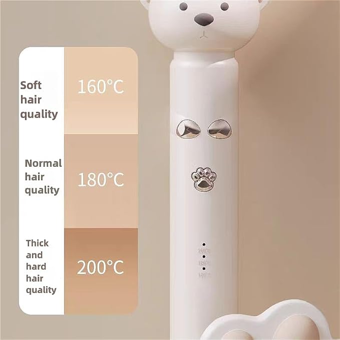 Fully Automatic Curling Stick Lazy Curling Tool28 mm Comfort Curler Electric Rotating Curling Iron for Medium-Length Hair