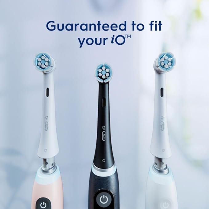 Oral-B iO Series Gentle Care Electric Toothbrush Replacement Brush Heads for an Oral-B Electric Toothbrush 4 Count White