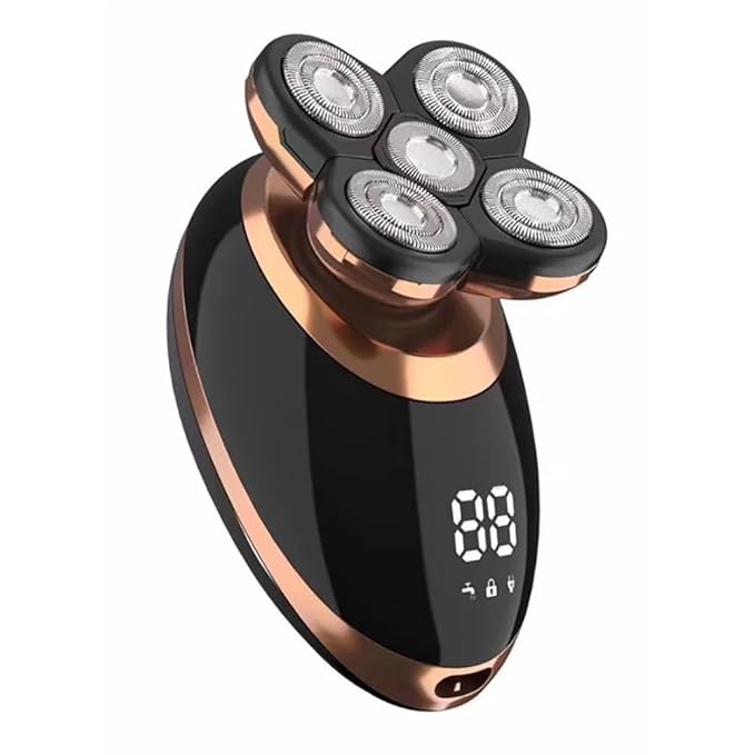 Head Shavers for Bald Men 5 in 1 Grooming Kit Electric Shaver for Men Rechargeable Beard Hair Trimmer Razor Facial Wet Dry Bald Head Shaving Machine