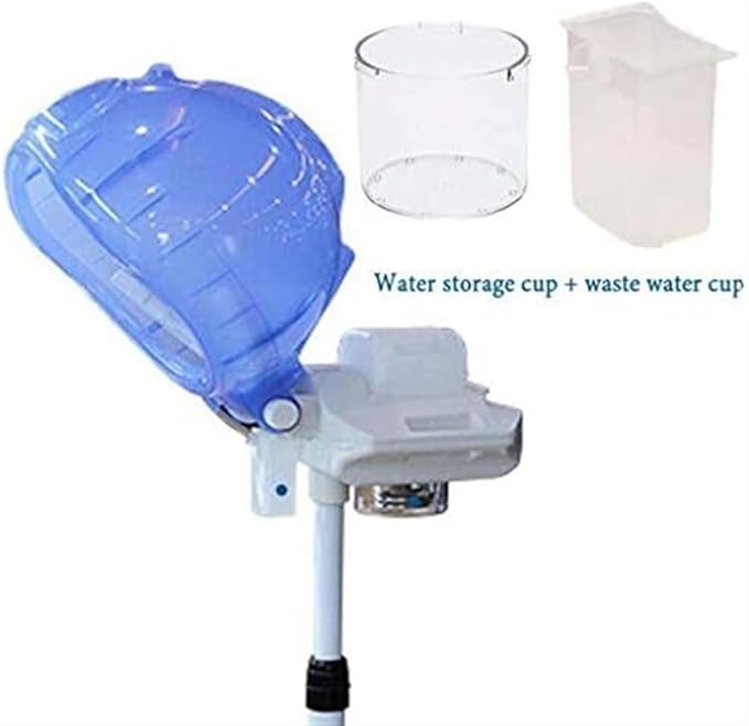 650w Adjustable Orbiting Hair Dryer Stand Up Rolling Wheels Salon Hair Color Processor Accelerator Professional for Home Salon Hair Dyeing Perming Equipment(A)