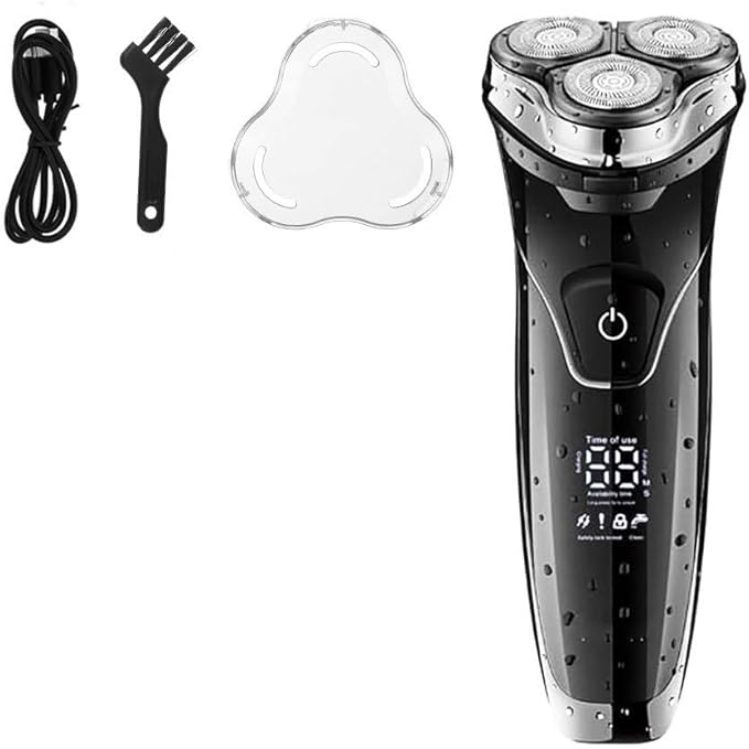 Head Shaver for Men Men's Smart Electric Shaver Fast Charging Razor Beard Trimmer 3D Floating Cutter Head Shaving Machine LED Display