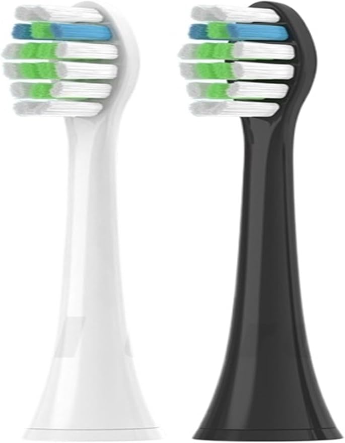 Compatible for Imay P7/P8/P9/P10/P11/P15/P20/P30/K10 Electric Toothbrush Head Bristle Replacement Brush Heads Nozzles(4PCS Black)