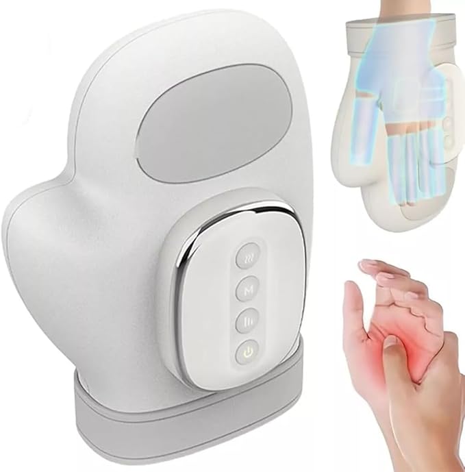 Electric Hand Massager Independent Finger Airbag Cordless Hand Massager for Arthritis and Carpal Tunnel Relief