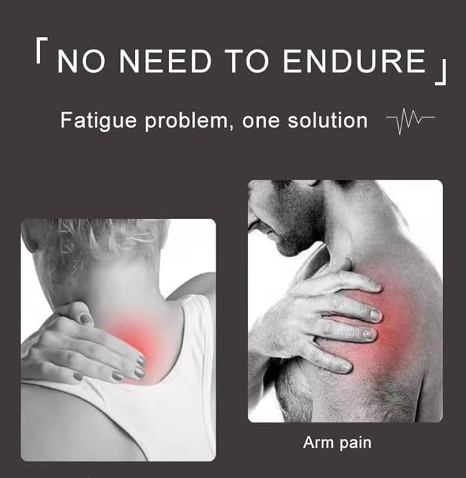 Massage Gun Home-use Exercise Muscle Relaxation Massager 32 Speeds and 8 Massages Heads Silent Extremely Long Battery Life Portable Handheld for LegsBackArmsWaist Pain Relief (Green)