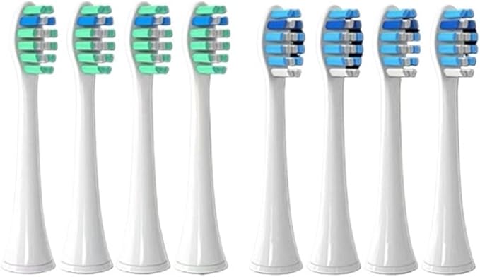 Compatible for Toothbrush Brush Head Replacement Heads HX3/HX6/HX9 Series HX3210/3211/6150/6500/6510/6530/9342/6730(4P2 4P3)