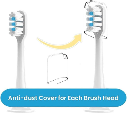 16PCS Replacement Brush Heads Compatible for T301/T302/T501 Toothbrush Bristle Nozzles