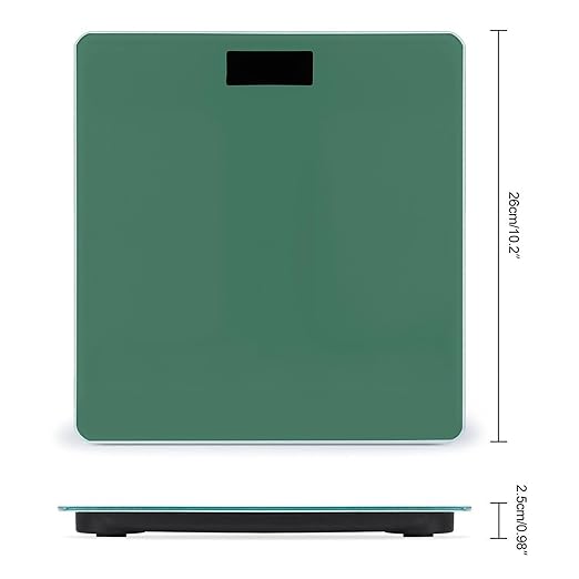 Women's Digital Bathroom Weighing Scale Automatic Switch Energy Saving Scale Smart Scale for Body Weight Green