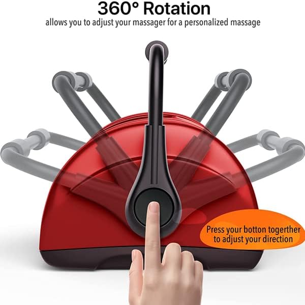 Foot Massager with Heat &amp Remote 5-in-1 Reflexology System US Warehouse