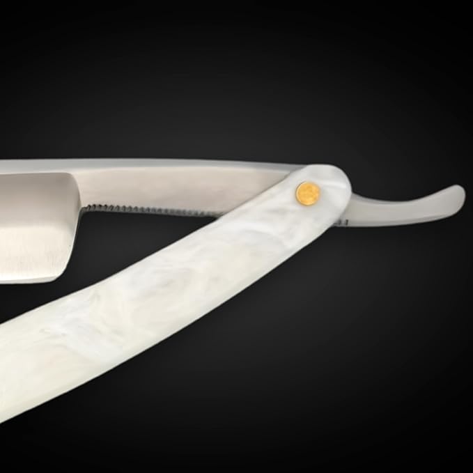 Shaving Straight Edge Razor from Saki Shears (White)