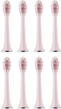 Replacement Toothbrush HeadsCompatible for SUBORT S7/Bair X7 X7S X11 X11S(8pcs Pink)