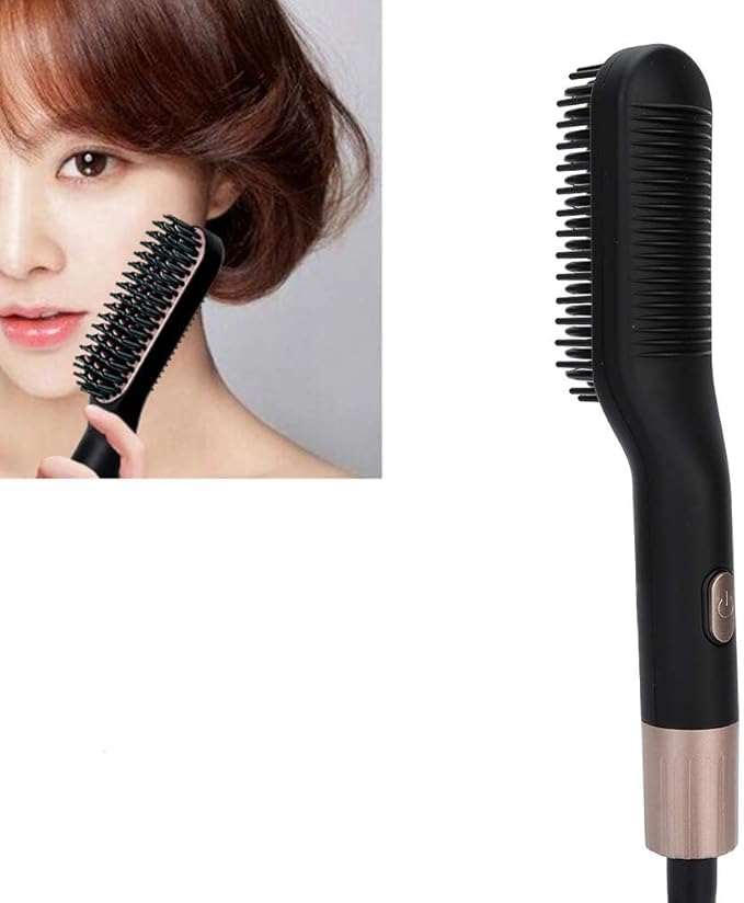 Multifunctional Professional Hair Straightener Tourmaline Ceramic Hair Curler Brush Hair Comb Straighteners Curling Hair Iron