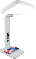 TheraLite Aura Qi Light Therapy Sun Lamp UV Free 10000 LUX Light Therapy Lamp Includes Alarm Clock Phone Charger USB Port White Light