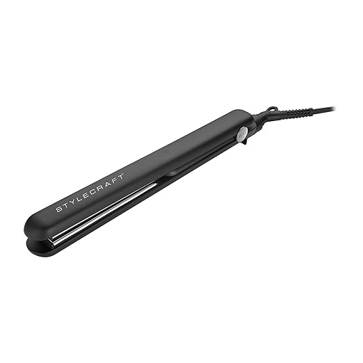 StyleCraft Professional Hair Dryer &amp Titanium Flat Iron Styling Set - Salon-Grade Performance for All Hair Types