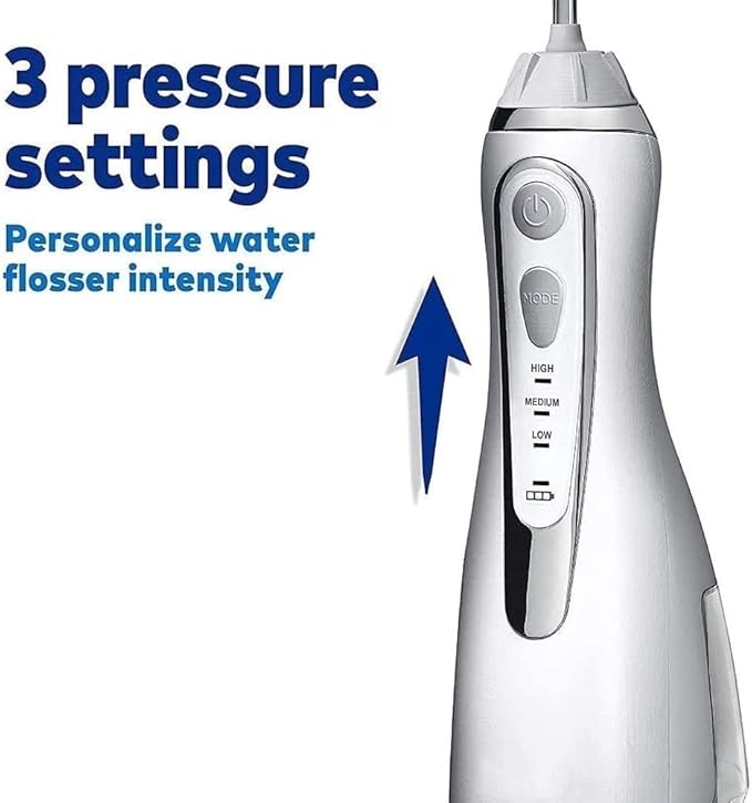 Water Flosser Professional with 3 Mode Portable Rechargeable Dental Oral Irrigator IPX7 Waterproof Water Flossing for Home Travel(Pink)