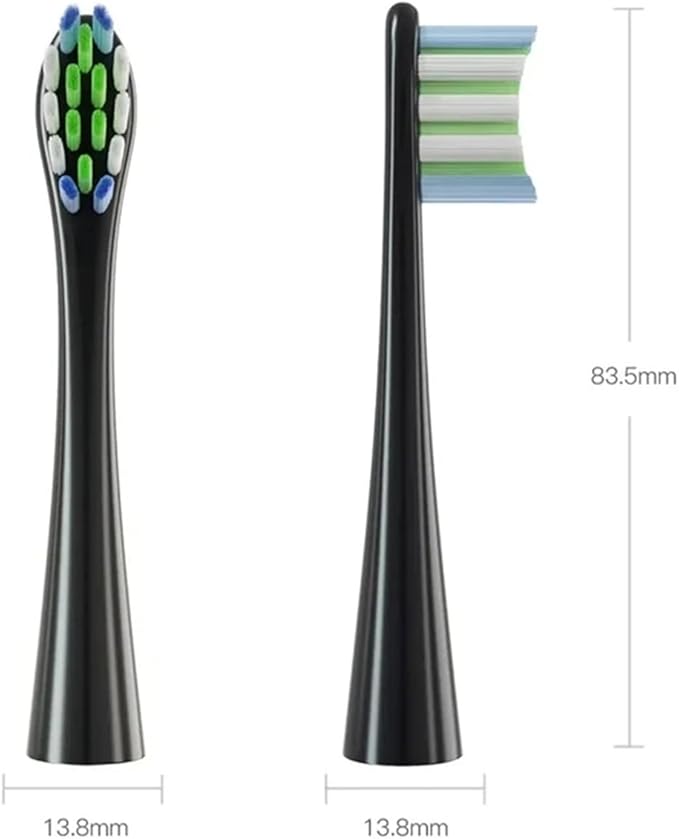 Compatible for Flow/X/X PRO/ Z1/ F1/ One/Air 2 /SE Brush Heads Soft Sonic Toothbrush Vacuum Bristle 7pcs Replacement(7pcs Grey)