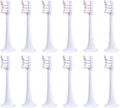 Compatible for 12pcs T300/500 Replacement Brush Heads Toothbrush Soft Bristle Suitable Nozzles(12pcs Pink)