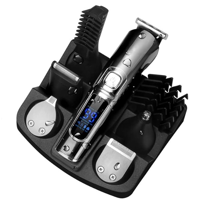 Hair Clipper Trimmer 6in1 facial grooming set hair trimmer waterproof electric shaver hair clipper men eyebrow nose ear trimer beard stubble trimmer