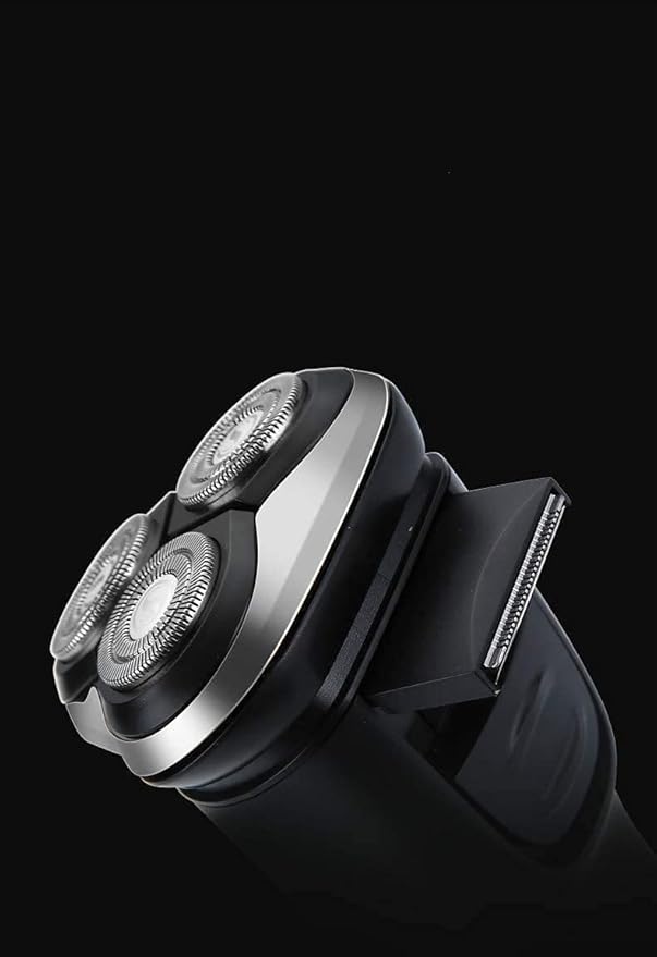 Electric RazorElectric Shaver Razor with Pop-up Trimmer for Men Wet &amp Dry Rotary Shavers Rechargeable Waterproof