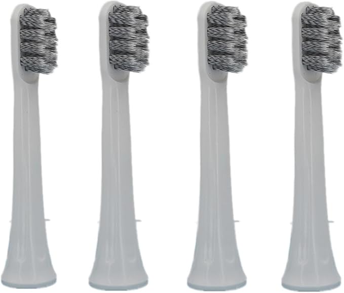 Toothbrush Replacement Heads Compatible for T100 Mi Smart Electric 2 Color(White 4pcs)