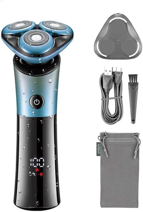 Head Shaver for Men IPX6 3D Floating Rotary Blades Shaving Machine Rechargeable Professional Electric Shaver for Men