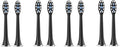 Compatible for SUBORT S7 Brush Heads Electric Toothbrush Accessories Replacement(8 Black Brush Head)