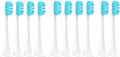 Replacement Brush Heads Compatible for Xiaomi Mijia Sonic Electric Toothbrush Soft Bristle Caps Sealed Package(10Blue)