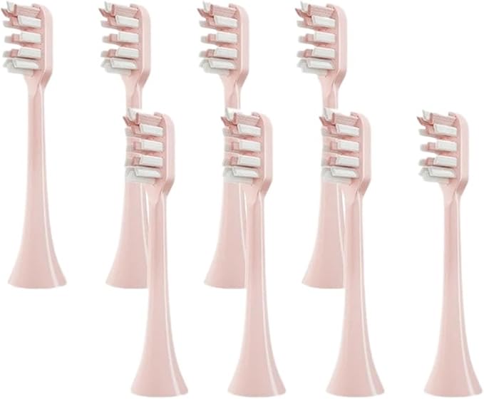 16Pcs Replacement Toothbrush Heads Compatible for SOOCAS V1X3/X3U X1/X3/X5 Tooth Brush Pink