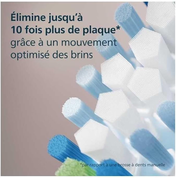 Philips Sonicare C3 Premium Plaque Defence Original Replacement Toothbrush Heads White 4-Pack HX9044/87