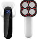 Cellulite Massager - Handheld Body Sculptor for Belly Waist Arms Legs Butt - 3 Modes and 10 Adjustable Intensities Silver