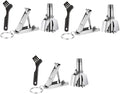 MERRYHAPY 3sets Men Nose Hair Clipper Portable Nose Hair Trimmer Removal for Men Scissors