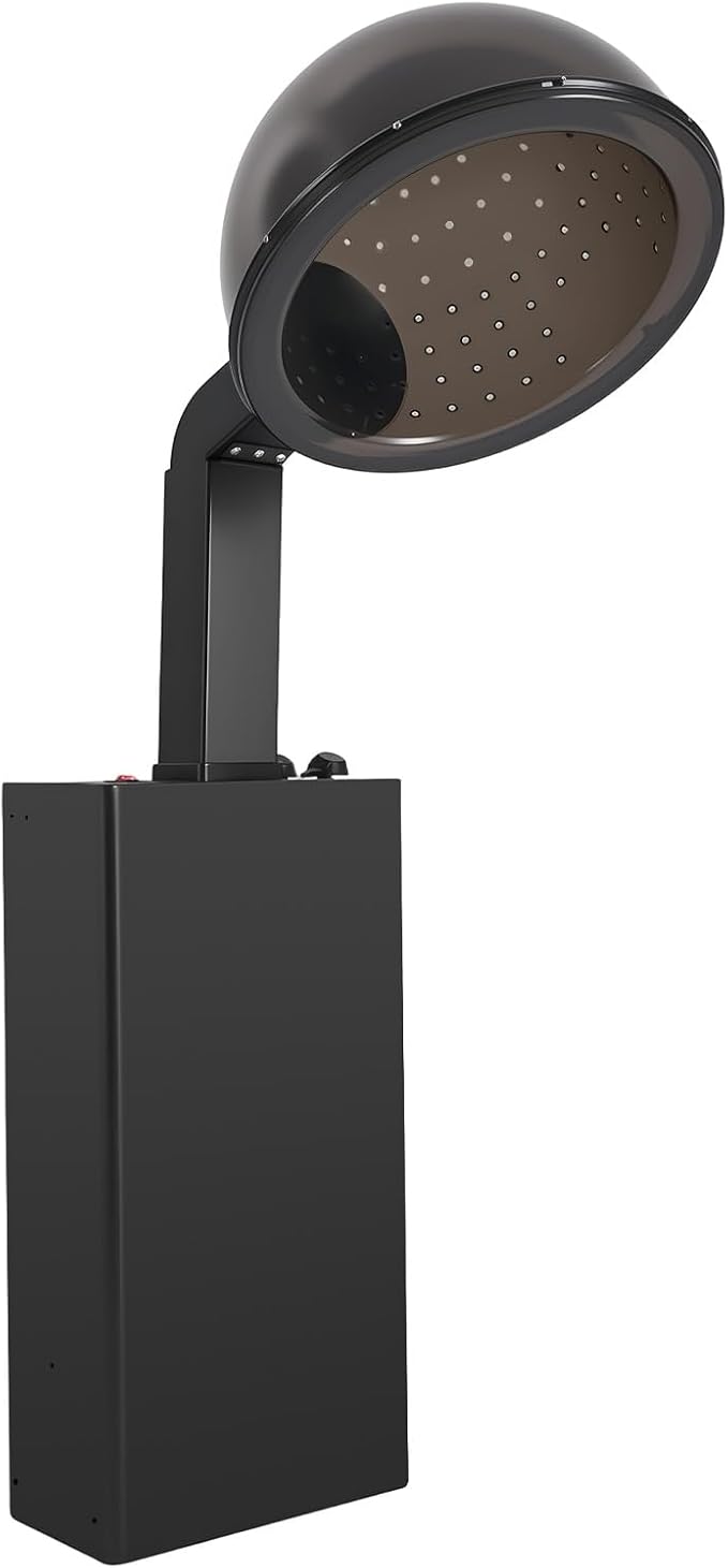 Hooded Hair Dryer 1200W Stand Hair Dryer Pro Bonnet Hair Dryers with 3 Temp Settings &amp Adjust Time Smart Hooded Dryer for Homes Beauty Salons Hair Salons