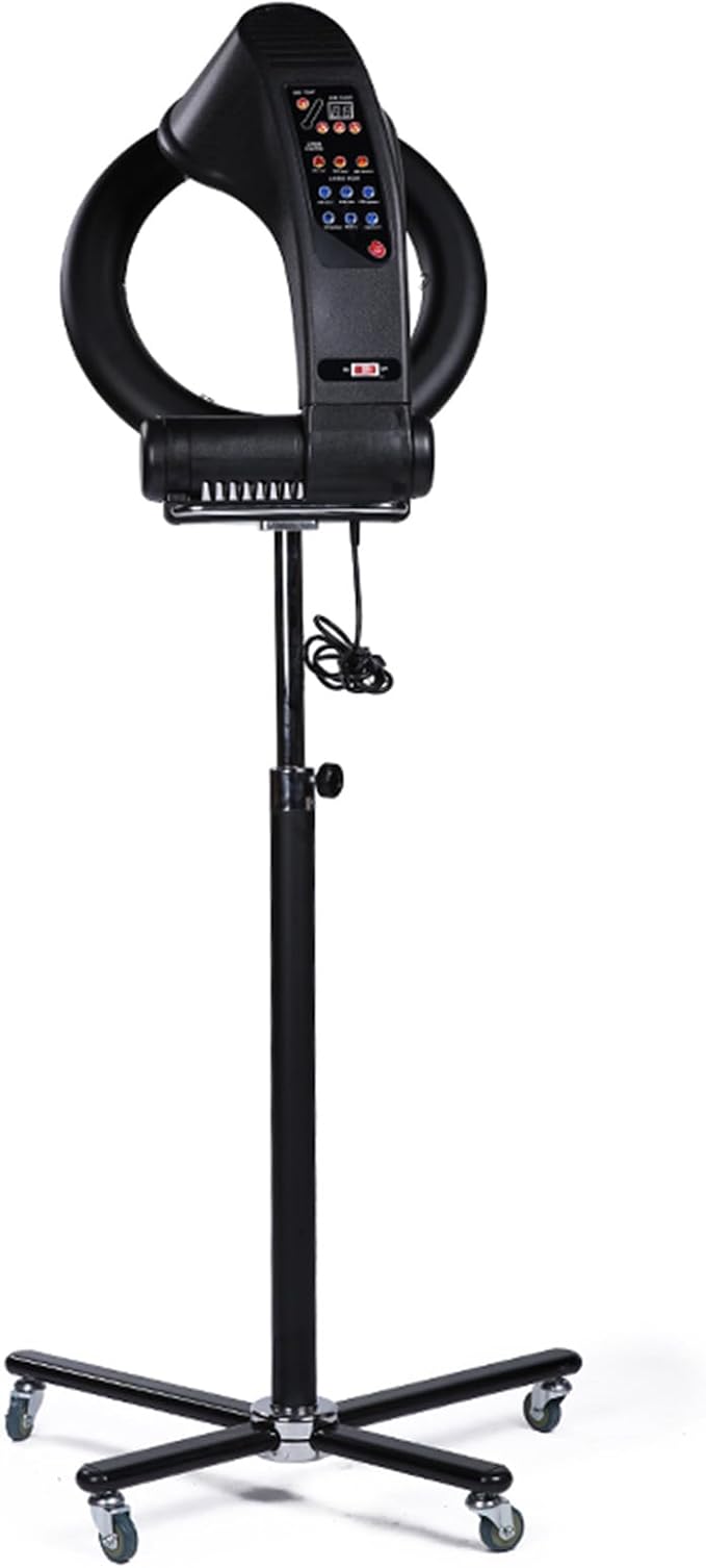 Salon Track Hair Dryer Dedicated Cold Perm Machine Digital Control Hair Dye Perm Processor Hair Dryer Accelerator with Wall Mounting System AdjustableA