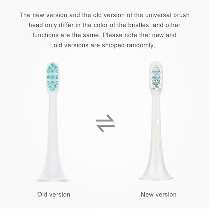 3/6PCS Compatible for Mijia T300 T500 Sonic Electric Toothbrush Head Teethbrush Replacement Heads Acoustic Oral Hygiene Clean(3PCS Sensitive Heads)