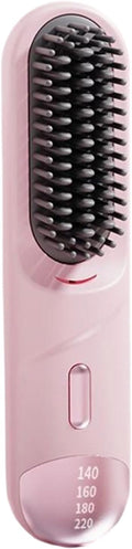 Cordless Hair Straightener - USB Hair Brush Long-Lasting Straightening Comb with Rechargeable Design Girls Women Wife Girlfriend Styling Home Travel Vacation School Business Use