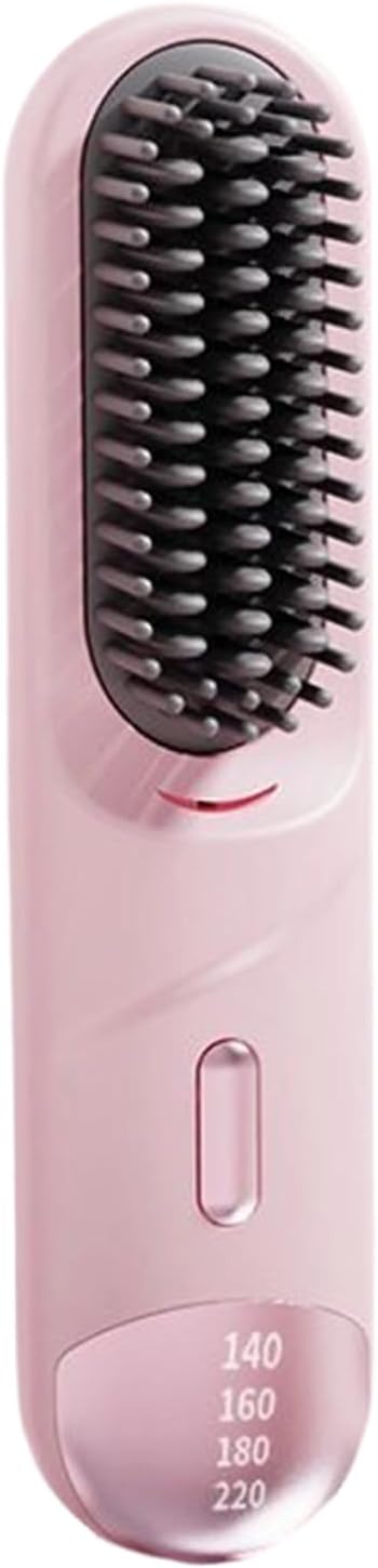 Cordless Hair Straightener - USB Hair Brush Long-Lasting Straightening Comb with Rechargeable Design Girls Women Wife Girlfriend Styling Home Travel Vacation School Business Use