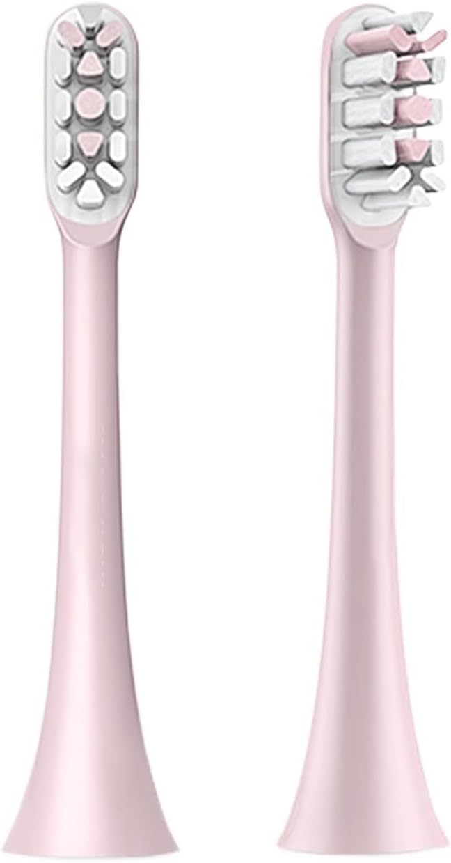 Compatible for X1 X3 X3U X5 Replacement Toothbrush Head Brush Pink(4PCS)