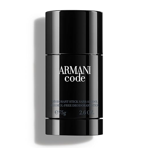 Armani beauty – Code – Deodorant Stick – Fougère Ambery Spicy Fragrance – Green Mandarin Nutmeg Tonka Bean Notes – Men's Essentials - 2.6 Fl Oz
