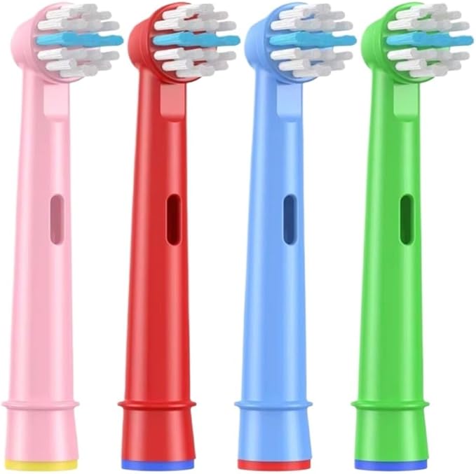 Universal Brush Head Refill Compatible For Oral B Electric Toothbrush Sensitive Precision Clean Floss Cross Action Brush Nozzles For Oralb(Kids)