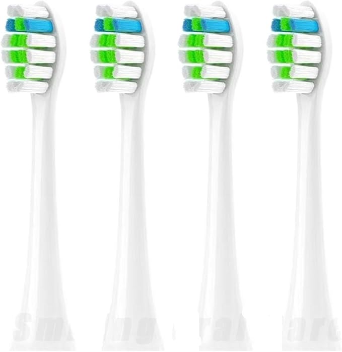 Compatible for Imay P7/P8/P9/P10/P11/P15/P20/P30/K10 Electric Toothbrush Head Bristle Replacement Brush Heads Nozzles(4PCS White)