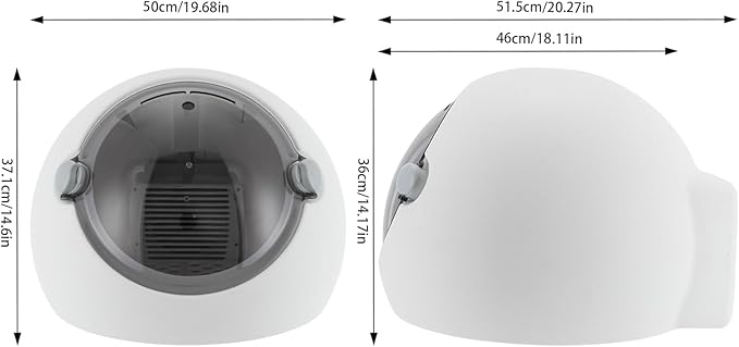 Pet Dryer Box 600W with Removable Door Kitten Nest 360 Surround Wind Fuse LED Light Fur Collection Aromatherapy Mechanism for Dogs Cats Pets