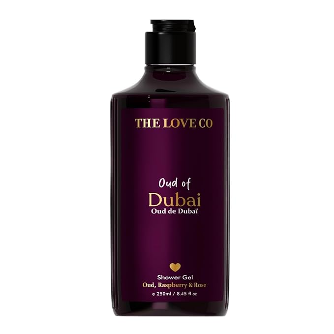 THE LOVE_CO. Body Wash for Women &amp Men | Oud of Dubai | Hydrating Gel Cleanser | Clean &amp Soften Skin | Made with Niacinamide &amp Shea Butter | Free From Parabens &amp Pthalates