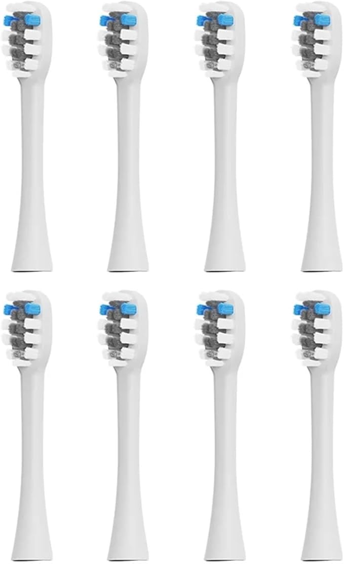 4pcs 8pcs Replacement Heads Compatibility for DOCOLAB Toothbrush MT001(8pcs)